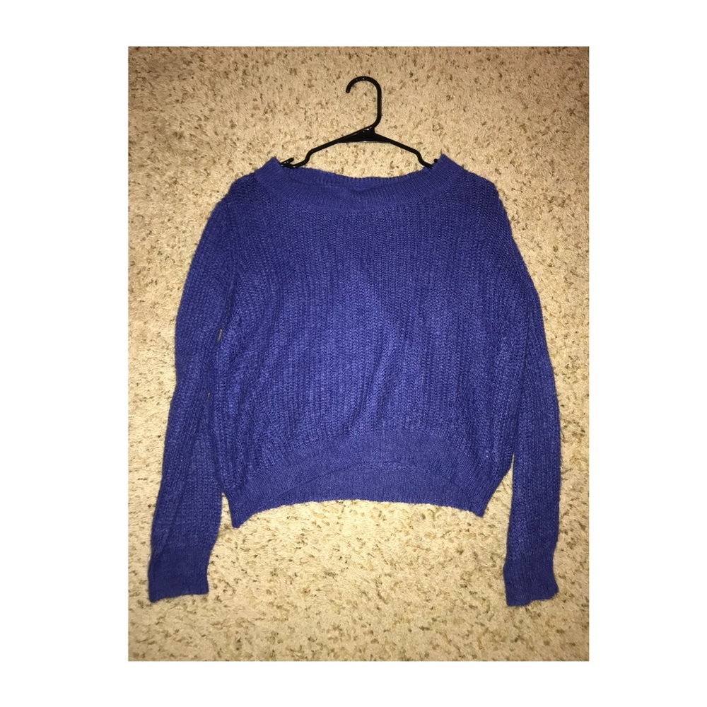 Purple Fuzzy Sweater